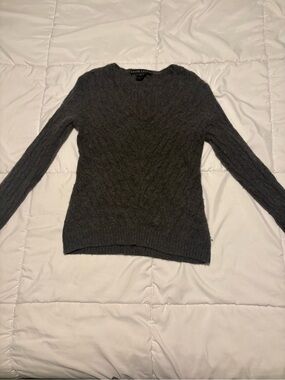 Ralph Lauren Dark Charcoal Cashmere Sweater